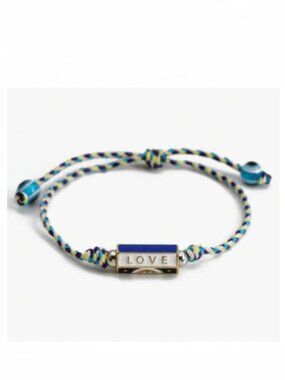 NWT Marie Lichtenberg designer style locket evil eye bracelet